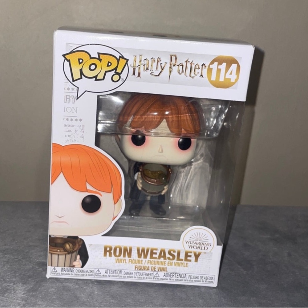Funko Pop 114 Harry Potter Ron Weasley puking slugs